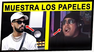 TALI GOYA LE TIRO A ANUEL Y LE PIDE QUE MUESTRE LOS PAPELES 😱 [upl. by Lecia]