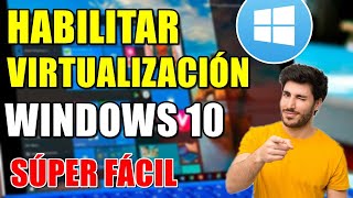 Como HABILITAR la VIRTUALIZACIÓN en Windows 10📌 2023💥Método Garantizado👌 [upl. by Tamma]