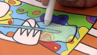 Art Attack  Technique du verre  Sur Disney Junior  VF [upl. by Leber]