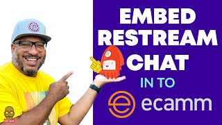 How to Embed Restream Chat in Ecamm Live for Facebook and YouTube [upl. by Yttig781]