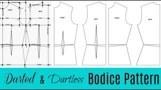 DIY Basic Bodice Pattern  Ty Kent [upl. by Nodgnal]