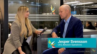 Gaming Malta TV  Jesper Svensson CEO Betsson Operations [upl. by Enohpets]