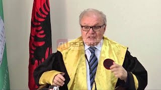 A1 Report  Universiteti i Mjekësisë dekoron DrAsim Kurjak me ‘Honoris Causa’ [upl. by Moe]