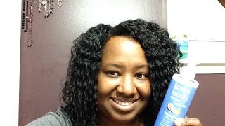 NEW Lottabody Moisturize Me Curl and Style Milk DEMO REVIEW  Relaxer Natural Hair [upl. by Hazelton]