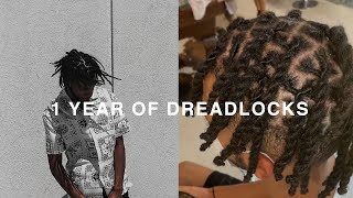 1 YEAR WITH DREADS  MY DREADLOCK JOURNEY [upl. by Quartus]