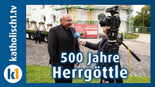 500 Jahre Herrgöttle von Biberbach  Interview mit Pfarrer Ulrich Lindl [upl. by Sharyl650]