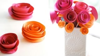 Chuladas Creativas  Rosas de Papel  Amor y Rosas [upl. by Eemaj]