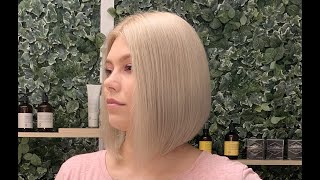 Bob Haircut Tutorial July 2021 [upl. by Rabaj]