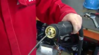 How to change the MIG torch consumables [upl. by Hcone]