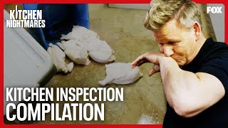 Gordon Ramsay Reacts To 6 StomachTurning Kitchens  Kitchen Nightmares [upl. by Weinstein]