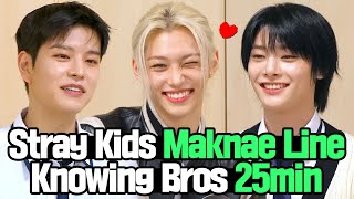 Knowing Bros Stray Kids Maknae Line 😘 FELIX X SEUNGMIN X INs Every Cute Moments Compilation 💟 [upl. by Ynove630]