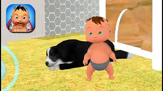 Virtual Baby Simulator  Junior Baby Care Game 6  Wake Up the Dog [upl. by Hamish]