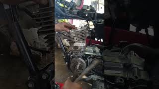 How to timing push rod motorcycle engine honda tmx 155 cc👍👍👍 [upl. by Jaworski]