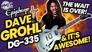 Unboxing amp Rocking Out On The NEW Epiphone Dave Grohl Signature DG335 [upl. by Icken]