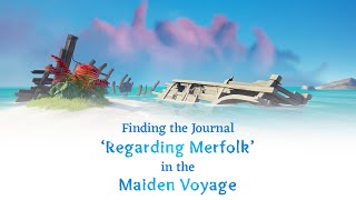 Sea of Thieves Maiden Voyage Updated Journal Location for Regarding Merfolk November 18th 2020 [upl. by Veronica]