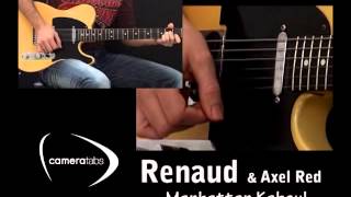 Cover guitare électrique quotManhattan Kaboulquot de Renaud amp Axel Red [upl. by Wahl843]