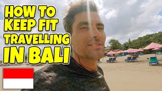 KEEP FIT while traveling  Where to Run in Bali Seminyak To Kuta  Indonesia Travel 2022 Vlog 176 [upl. by Lav]