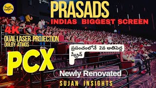 India’s Largest Screen Prasads PCX Hyderabad  4K Dual laser Projection  Newly Renovated [upl. by Server]