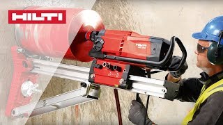 HOW TO use Hilti DD 200 diamond coring tool for rigbased drilling [upl. by Darrow]