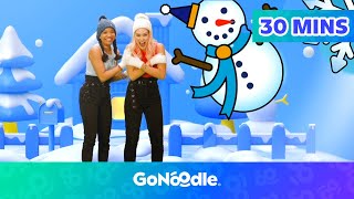 Wintertime Songs and Activities  GoNoodle [upl. by Yehudit]