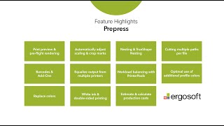 Ergosoft Feature Highlights Prepress [upl. by Ehgit]