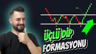 7 ÜÇLÜ DİP FORMASYONU  En Çok Kazandıran Grafik Formasyonları [upl. by Nadia]