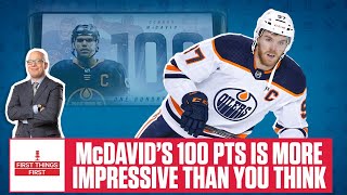 Connor McDavid’s 100 Points Is More Impressive Than You Think  Tim amp Friends [upl. by Dnomad]