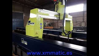 CNC 5 EJES VIGAS XMMATIC [upl. by Heinrik]