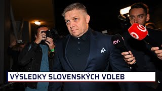 Volby u našich sousedů ovládl Ficův Smer Progresivné Slovensko je s odstupem druhé [upl. by Eenttirb]