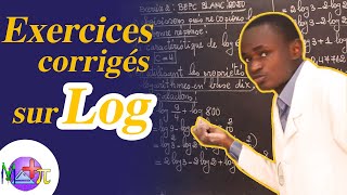 EXERCICES CORRIGES SUR LOGARITHME DECIMAL [upl. by Manheim]