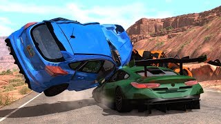 Crash Testing Real Car Mods 2  Beamng Drive Car Crashes Compilation [upl. by Orrin]