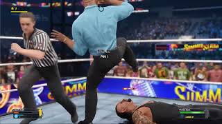 Undertaker attacks The Rock on Wrestlemania But The Rock call Undertaker for Summerslam 2K23 [upl. by Ennadroj]