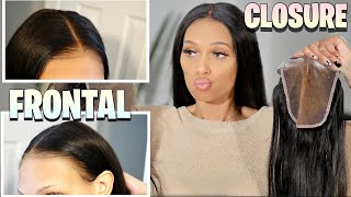 Let’s Chat Benefits of Closures or Frontals  Size Lace Install EXPLAINED [upl. by Ayal]