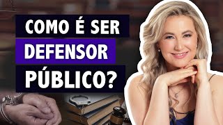 O que faz o DEFENSOR PÚBLICO Qual é a função da Defensoria Pública [upl. by Aikam259]