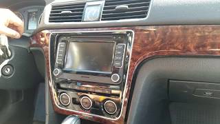 How to Remove Radio  Navigation  Display from VW Passat 2012 for Repair [upl. by Clo]