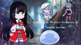 Villainess level 99 react to Rimuru as Yumiella brother🇷🇺🇺🇸🇵🇹 part 2 [upl. by Jehial681]