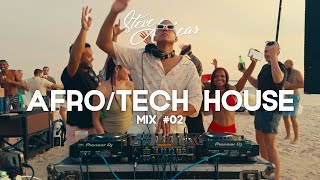 STEVE ANDREAS PRESENTS AfroTech House DJ Mix 02 Live from Fishermans Huts ARUBA [upl. by Lebasy]