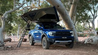 MY FORD RANGER RAPTOR CAMPING SETUP SOLAR ECLIPSE WA ADVENTURE [upl. by Faxan]