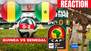 Guinea vs Senegal 02 Live Africa Cup Nations AFCON Football Match Score Teranga Lions Highlights [upl. by Udelle]