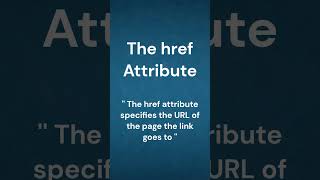 HTML Tutorial 9  The href Attributes shorts [upl. by Bogie716]