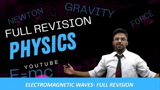 ELECTROMAGNETIC WAVES  Full Revision  ISC Class 12  Boards 2024  Maaheshwari Classes  Arjun Sir [upl. by Ardekahs]