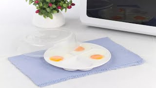 Recette  Oeuf au plat au microondes [upl. by Carrissa]