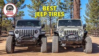 Best Jeep Tires 2024  Top 8 Best Tires for Jeeps Review [upl. by Nydnarb]