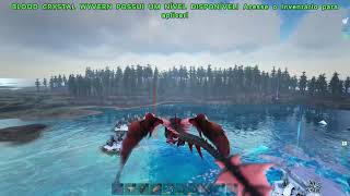 Ark Survival PS4  Megatherium melhor farmador de quitina e queratina [upl. by Rehtae]