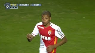 16 Years Old Professional Debut for AS Monaco Kylian Mbappé [upl. by Haimehen]