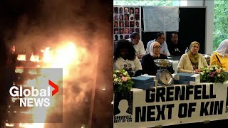 “Extra nail in the coffin” Grenfell Tower fire survivors families demand justice after UK report [upl. by Tandi]