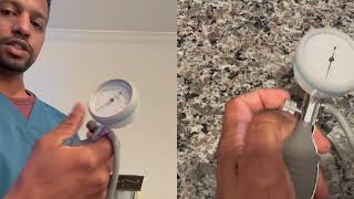 Therapist Reviews Balance Manual Blood Pressure Monitor Sphygmomanometer [upl. by Rasmussen]