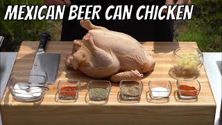 Мексиканская курица барбекю на пивной банке рецепт  Mexican Beer Can Chicken BBQ Recipe [upl. by Airol639]