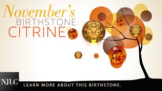 November Birthstone  Citrine [upl. by Zurciram884]