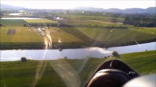 Ungewöhnliche Außenlandung mit einem Segelflugzeug auf Modellflugplatz [upl. by Cesaria196]